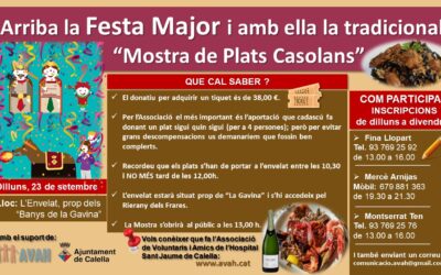 MOSTRA DE PLATS CASOLANS