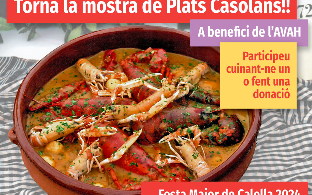 Mostra de plats casolans 2024